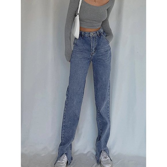 Commense NWT Classic Straight Leg Jeans in Blue size Small - Picture 1 of 9